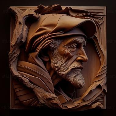 3D model Edwin Herder American artist (STL)